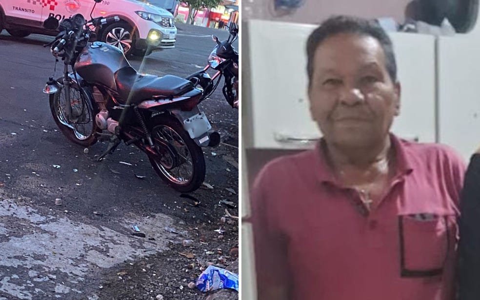 Idoso morre após ser atingido por moto arremessada em colisão; motorista fugiu em Franca
