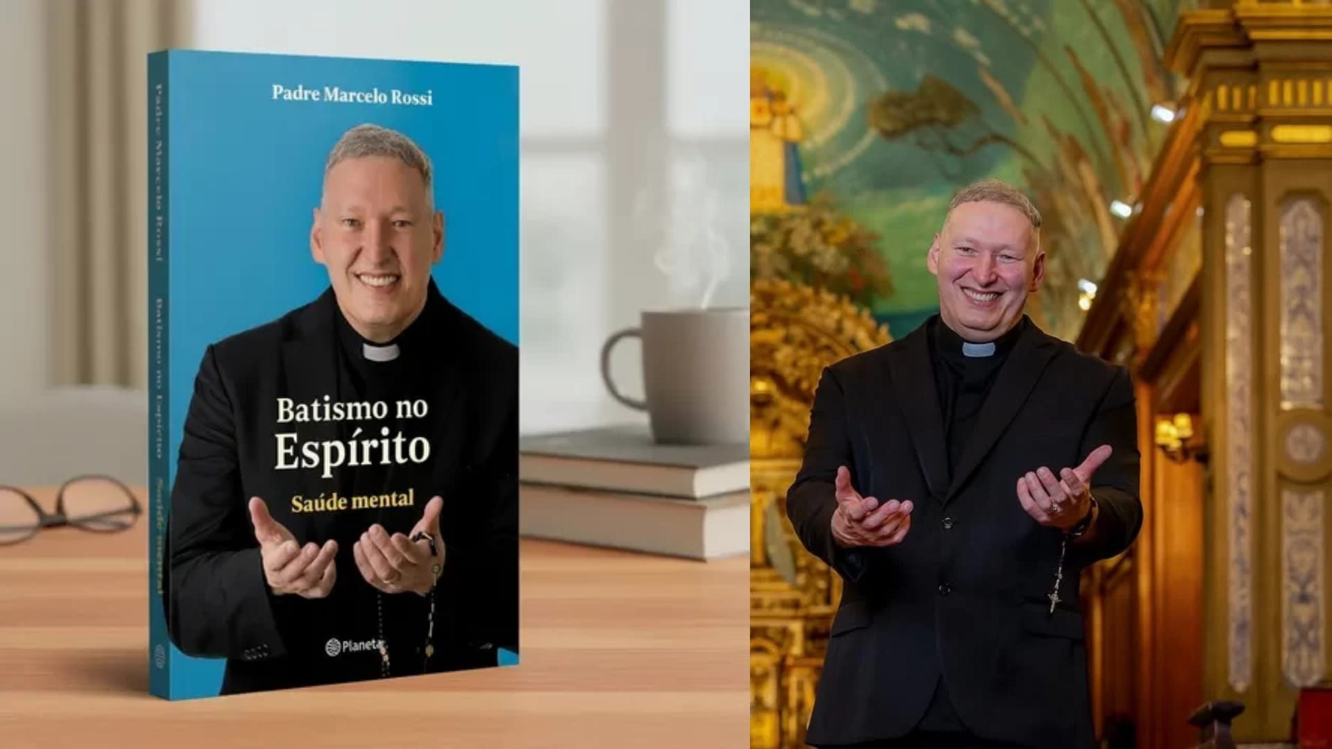 Padre Marcelo Rossi lança dois livros e faz sessão de autógrafos em Ribeirão Preto