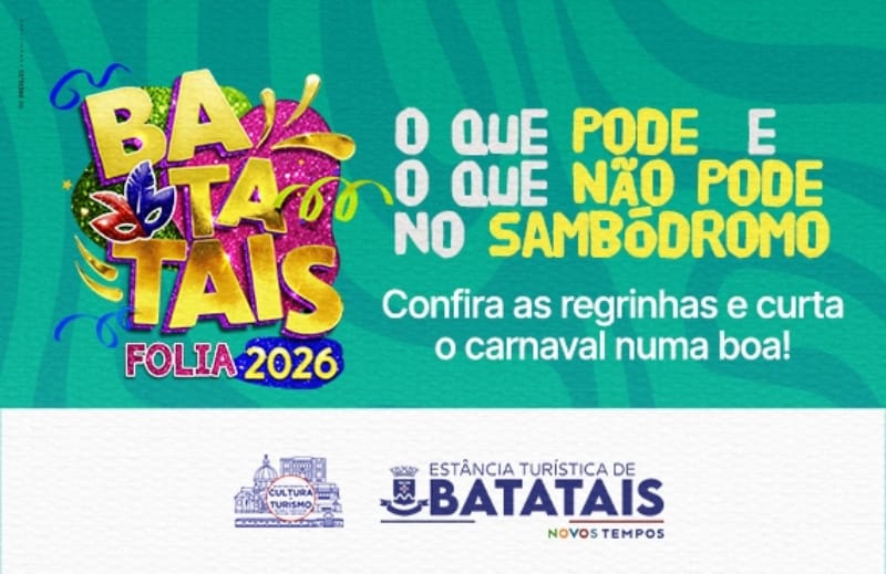 Batatais divulga normas para garantir segurança no Batatais Folia 2026