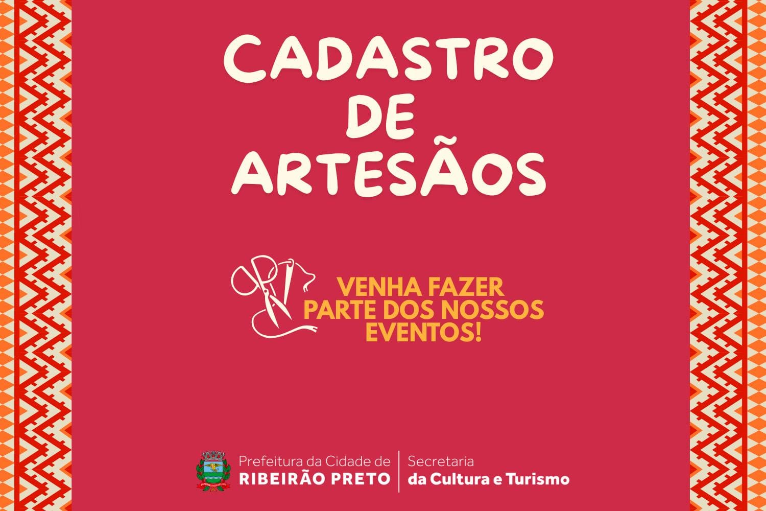 Ribeirão Preto abre cadastramento anual de artesãos para eventos de 2026