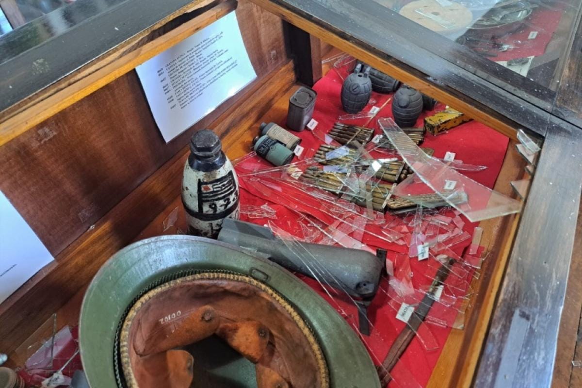 Museu de Franca é arrombado; acervo com armas antigas e granadas é levado