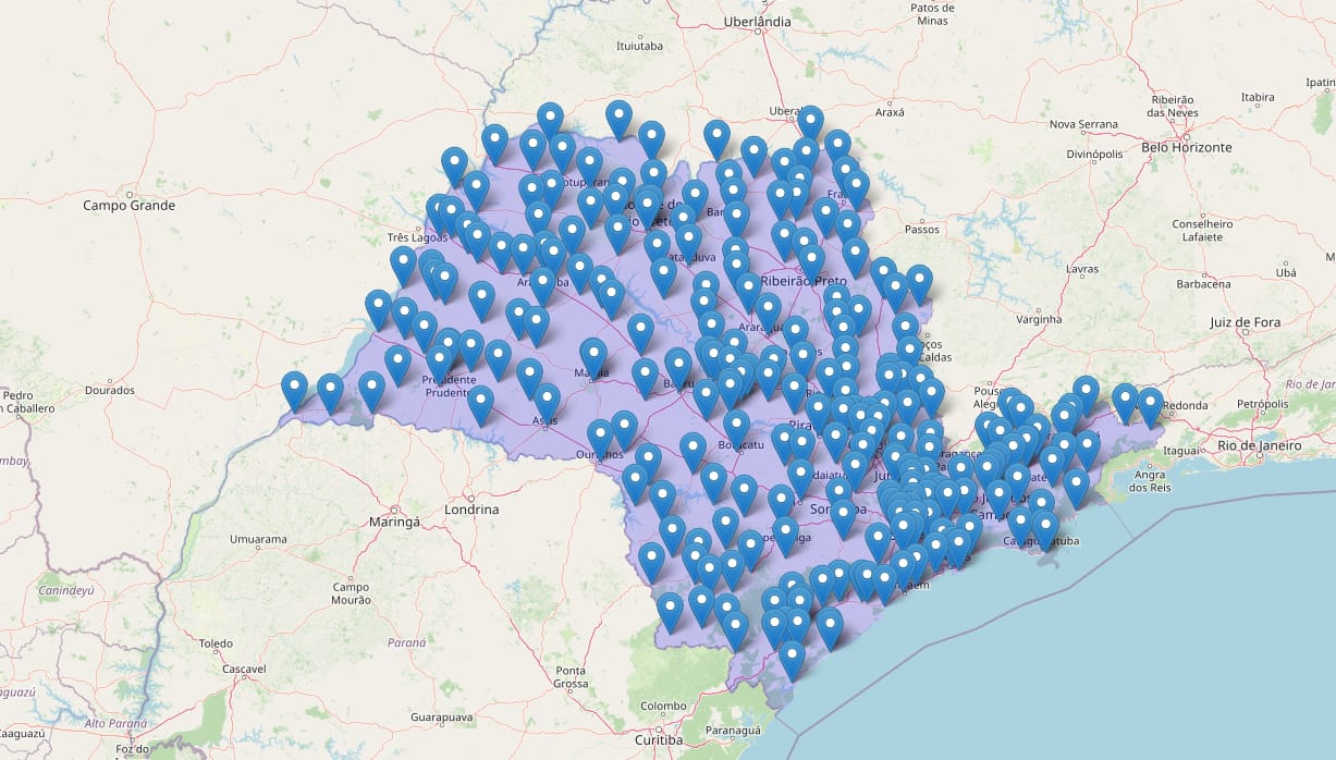 Estado divulga mapa com 242 pontos de atendimento para picadas de animais peçonhentos