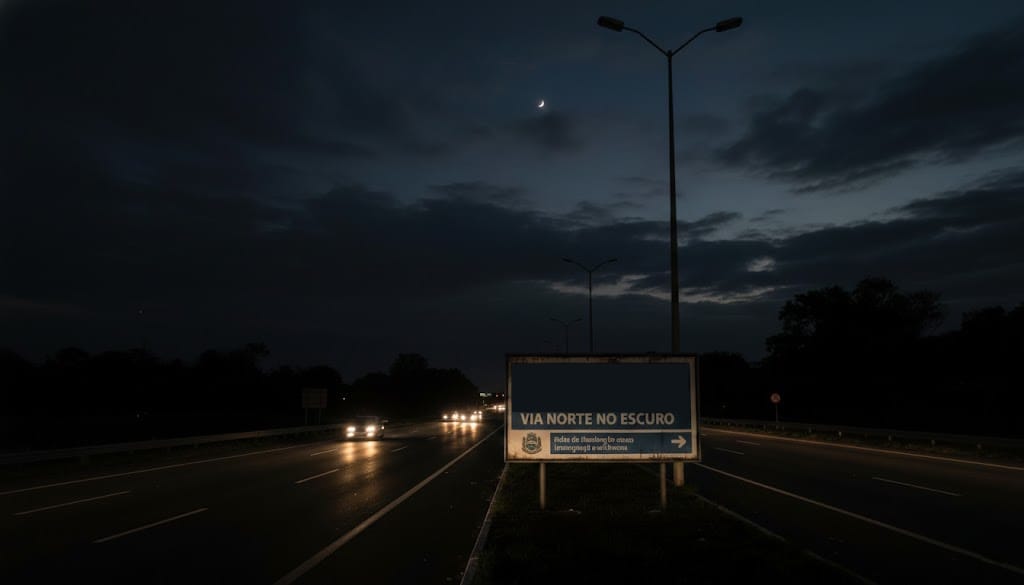 Prefeitura abre processo sancionatório contra Conecta após apagão em trechos da Via Norte