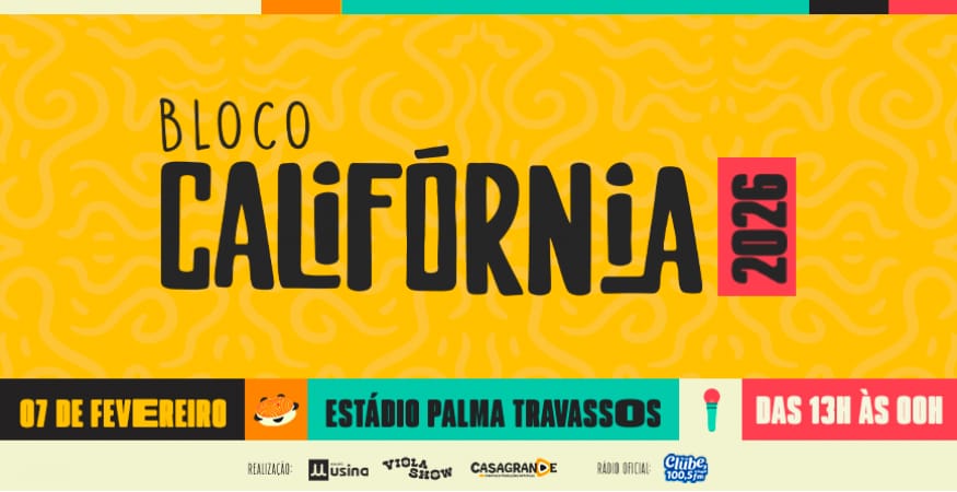 Bloco Califórnia retorna a Ribeirão Preto com dia inteiro de shows e setor open bar em 7 de fevereiro