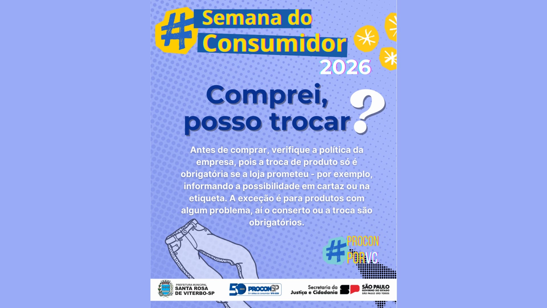 Procon-SP divulga orientações para consumidores durante a Semana do Consumidor 2026