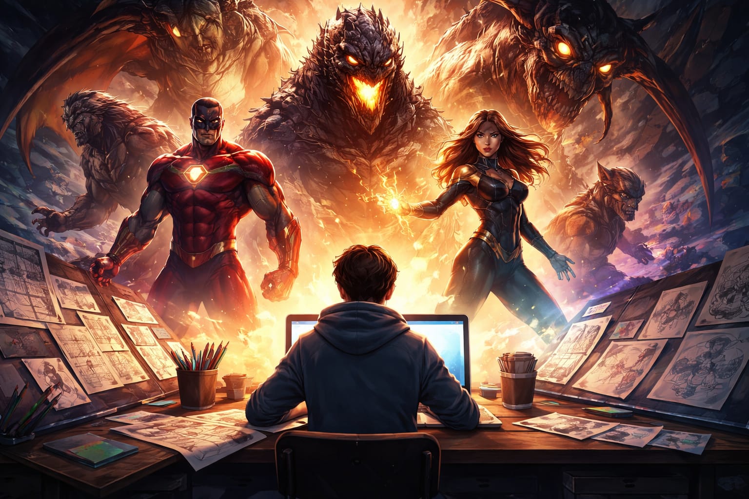 Oficina sobre criação de heróis e monstros com roteirista Newton Cannito chega a Jaboticabal