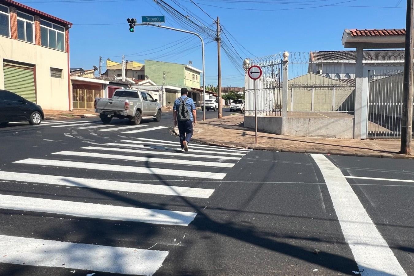 Prefeitura conclui nova sinalização no Ipiranga para reforçar segurança viária