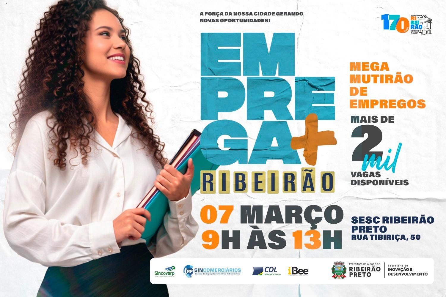 Mutirão Emprega Ribeirão abre calendário 2026 com mais de 2,3 mil vagas no Sesc