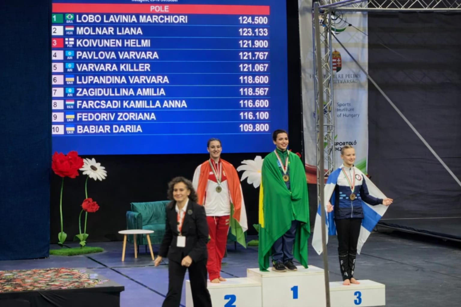 Atleta de ribeirão-pretana de 16 anos conquista título mundial de Pole Esporte em Budapeste