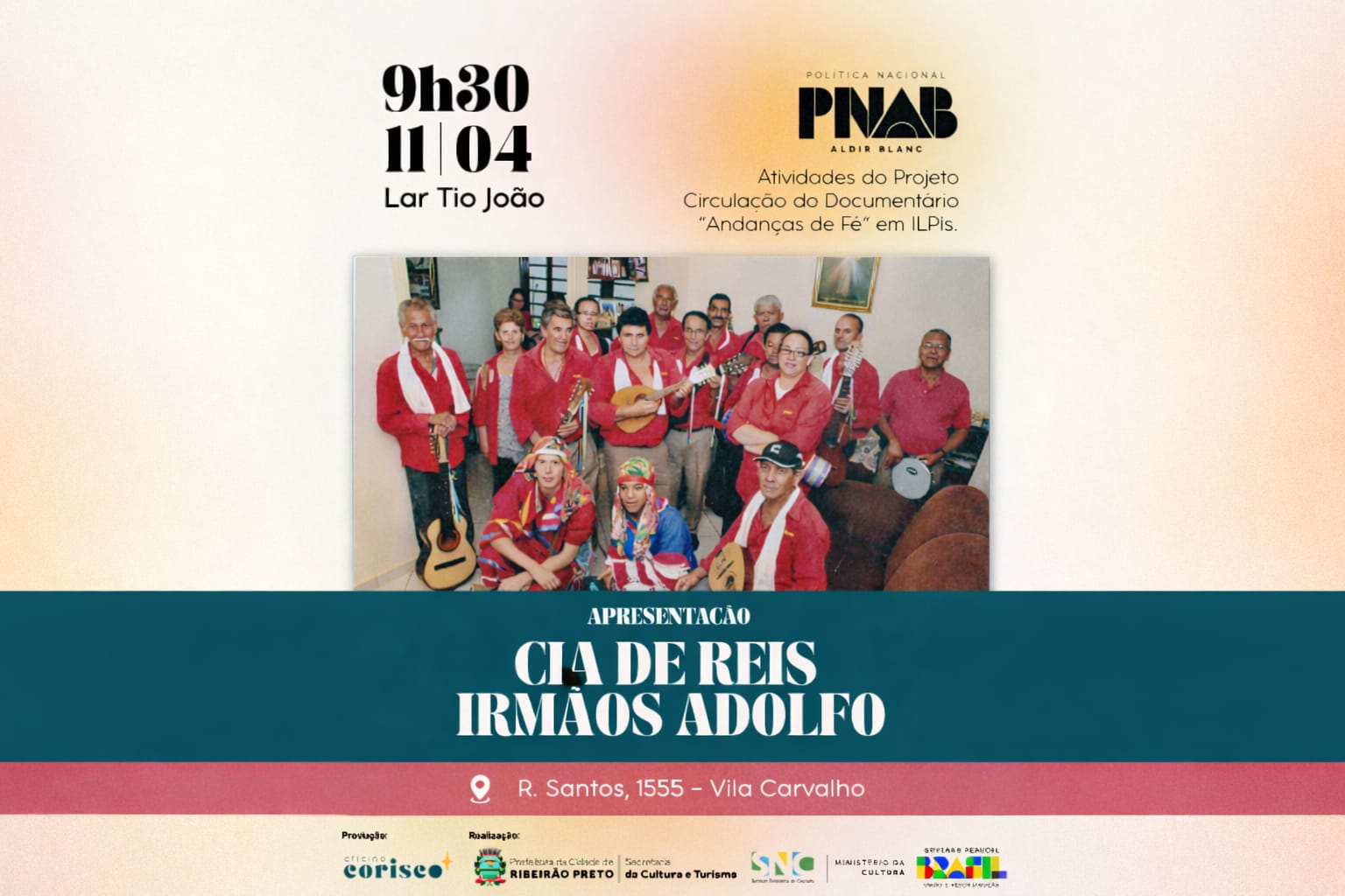 Documentário sobre Folia de Reis percorre lares de longa permanência em Ribeirão Preto e terá encerramento em abril