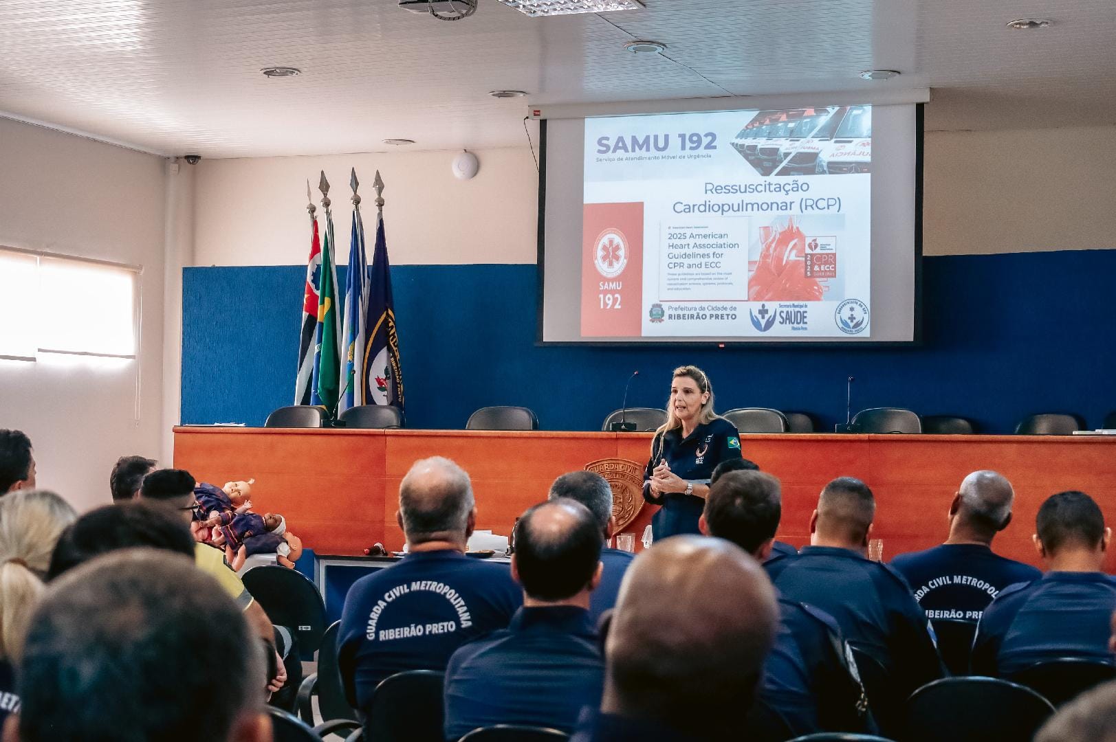 GCM e SAMU iniciam capacitação para guardas atuarem em urgências nas ruas