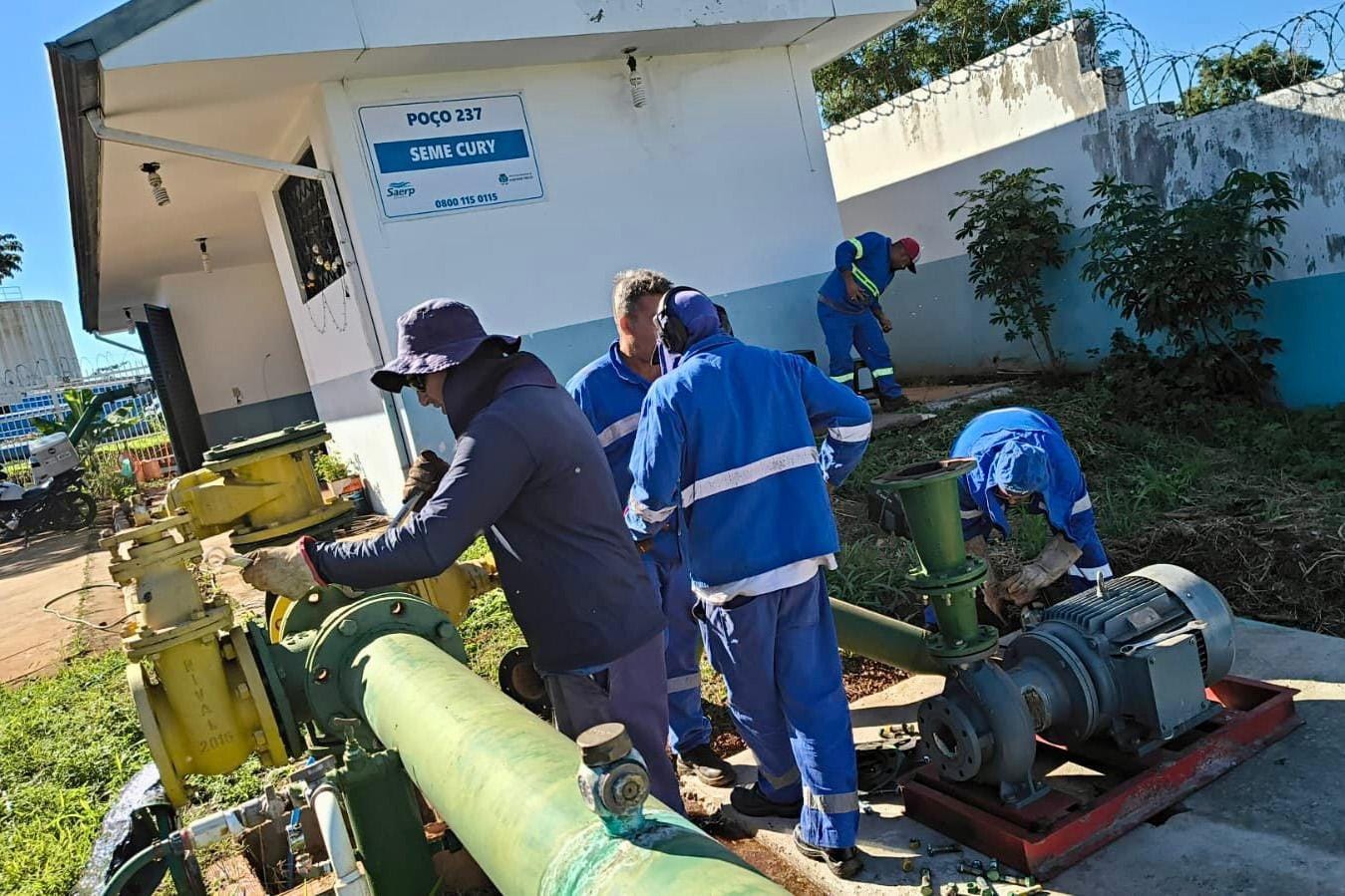 Prefeitura amplia a capacidade de produção de água no Poço Seme Cury