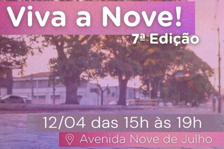 Avenida Nove de Julho recebe edição infantil do Viva a Nove com atividades gratuitas