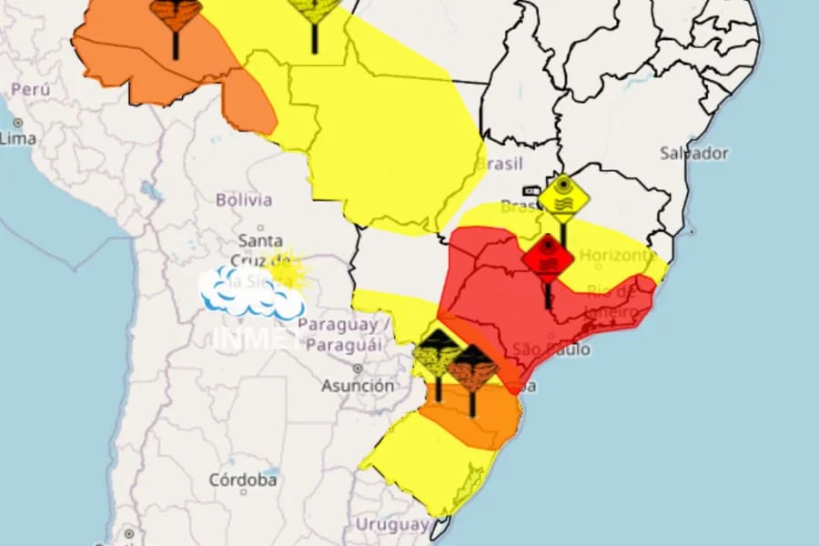 Inmet alerta para calor intenso e baixa umidade no interior paulista; regiões ficam secas até domingo