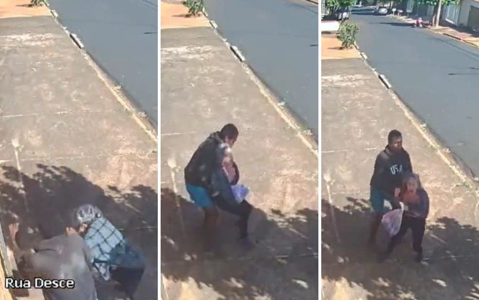 Aposentada é atacada na rua em Ribeirão Preto; suspeito com antecedentes foi preso em flagrante