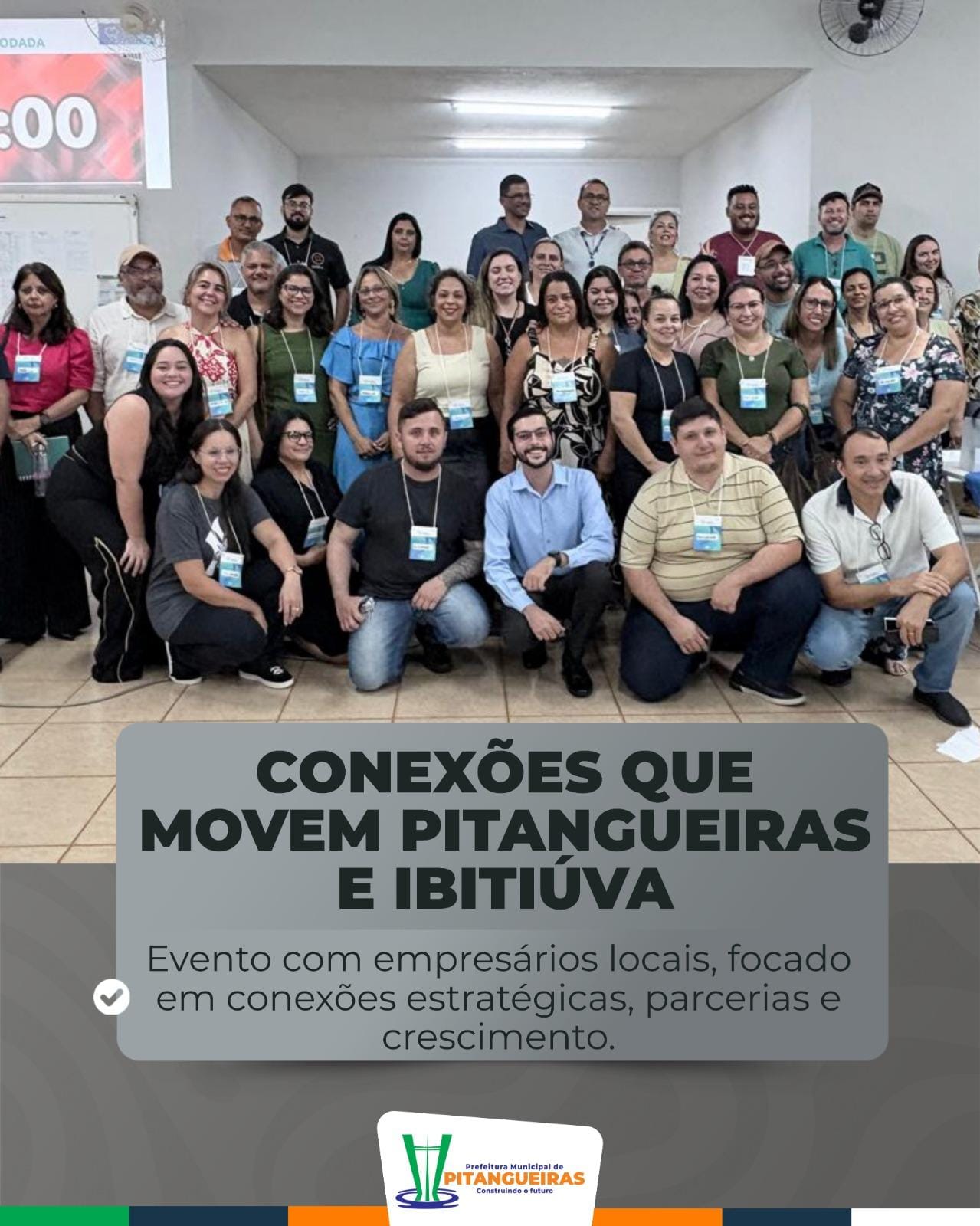 Pitangueiras fortalece empreendedorismo com encontro de empresários e rodada de negócios