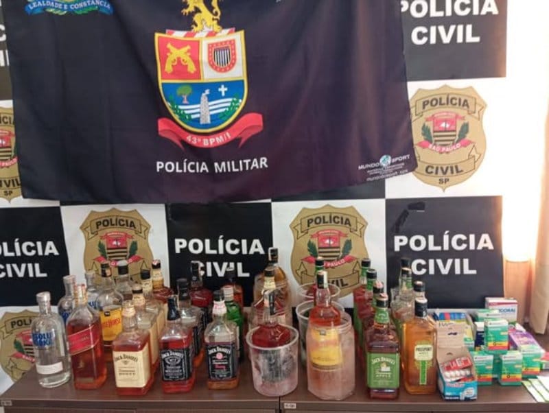 Polícias Civil e Militar realizam operação na Cohab 4 contra venda de produtos adulterados em Jaboticabal