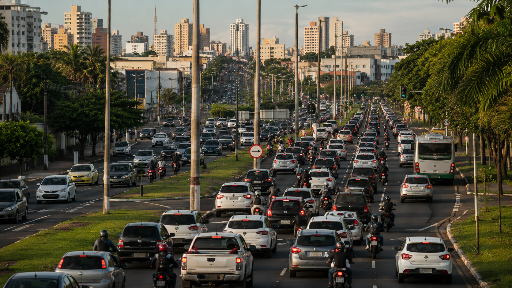 Ribeirão Preto amplia frota e vê trânsito ficar mais pressionado por motos e carros