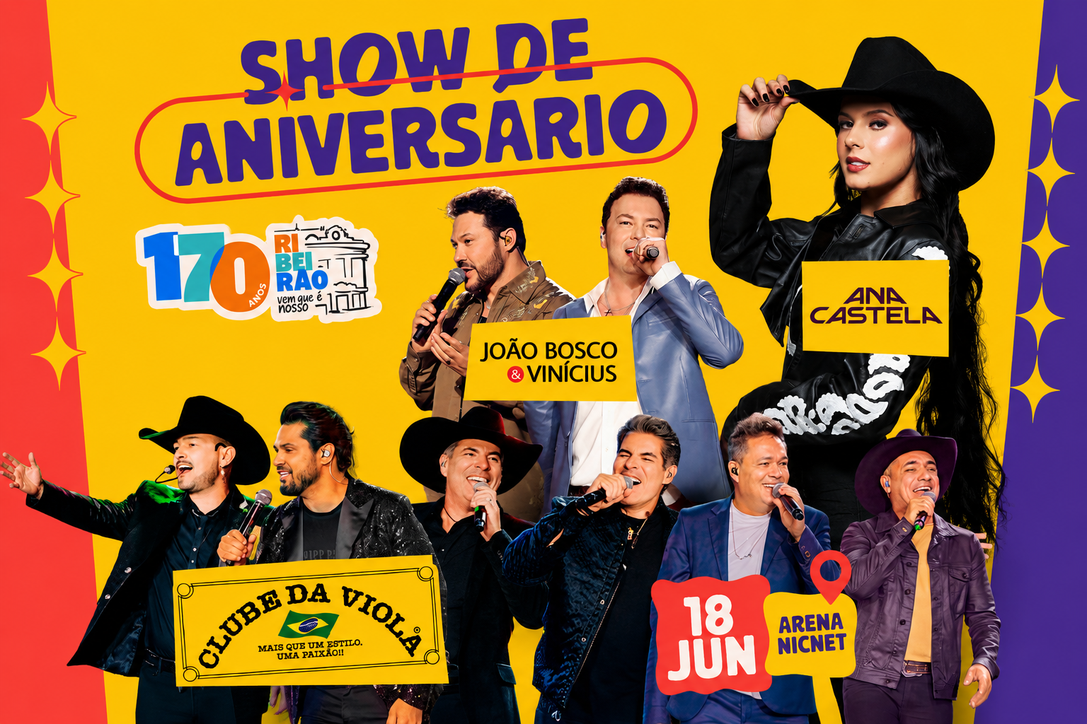 Show dos 170 anos de Ribeirão Preto registra grande procura por ingressos solidários no primeiro dia