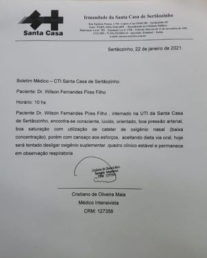 Dr. Wilsinho Pode Sair Da Uti Ainda Hoje