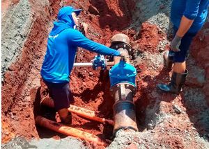 600 Metros De Rede De Água Em Bonfim Paulista