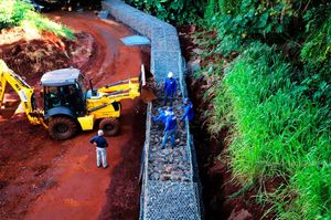 Parque Roberto Genaro Recebe Obra De Muro De Arrimo