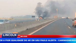 Caminhão Pega Fogo Na Sp 334 Próximo A Brodowski