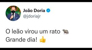 Dória Comemora Recuo De Bolsonaro E O Chama De Rato