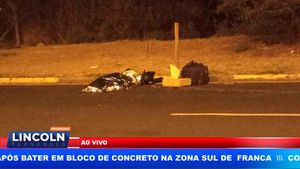 Entregador Morreu Após Bater Em Bloco De Concreto Na Zona Sul  De Franca