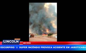 Incêndio De Grandes Proporções Em Área Rural De Jaboticabal