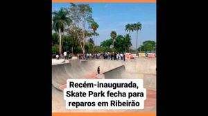 Pista De Skate Recém Inaugurada Fecha Para Reparos