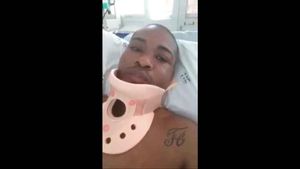 Sobrevivente Grava Vídeo Em Hospital Agradecendo Orações