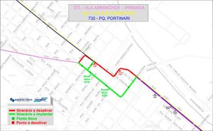 Transerp Altera Trajeto De Três Linhas De Ônibus A Partir De Domingo, Dia 28