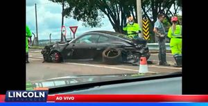 Motorista Perde O Controle E Destrói Porshe Entre Ribeirão E Bonfim Paulista