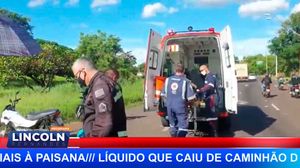 Líquido Que Caiu De Caminhão De Lixo, Provoca Acidentes Na Via Norte, Em Ribeirão Preto