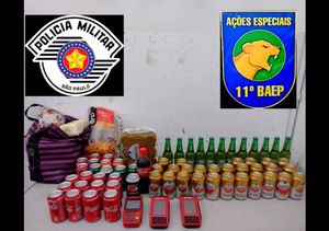 Baep Prende Ladrão Após Furto De Carne, Cerveja E Refrigerante Em Ribeirão Preto
