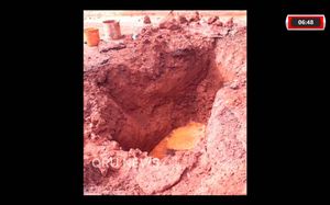 Funcionário Da Saerp É Soterrado Até O Pescoço