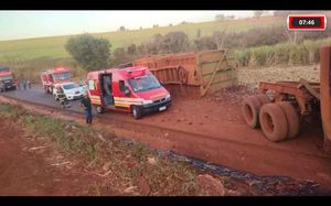 Acidente Com Caminhão Canavieiro Deixa Uma Vítima Fatal Em Pontal-Sp