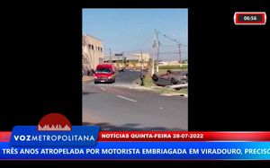 Idosa Fica Ferida Após Bater Em Poste