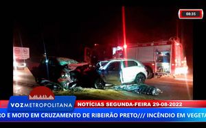 Batida Entre Dois Carros Deixa Um Morto E Uma Pessoa Em Estado Grave Entre Pradópolis E Guariba