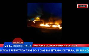 Caminhões Pegam Fogo Na Rodovia Anhanguera, Em Orlândia