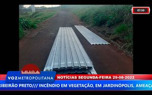 Furto De Telhas No Parque Rubem Cione