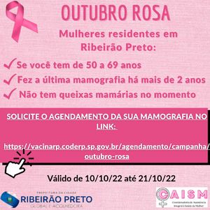 Agendamento Para Mamografia Está Disponível No Site Da Prefeitura