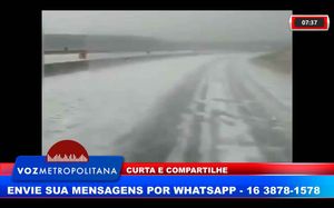 Estrada Coberta De Gelo Surpreende Moradores No Sul De Minas Gerais