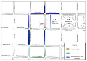 Ruas Na Região Central Serão Interditadas No Final De Semana