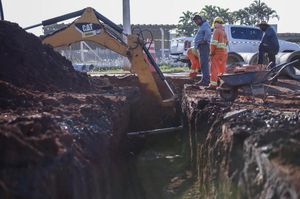 Com Canteiro De Obras Montado, Começa Construção De Galerias No Entorno Do Viaduto Da Avenida Brasil