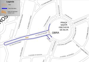 Rotatória Do Novo Mercadão Terá Novo Trecho Com Interdição Total