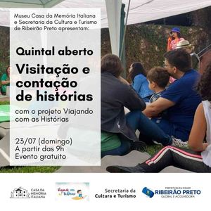 Domingo É Dia De “Quintal Aberto” Na Casa Da Memória Italiana