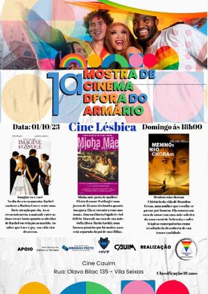 Acontece em Ribeirão Preto a 1ª Mostra de Cinema Dfora do Armário