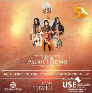 'Abigail, Paulo e Estêvão': um espetáculo atemporal e emocionante chega ao Theatro Pedro II